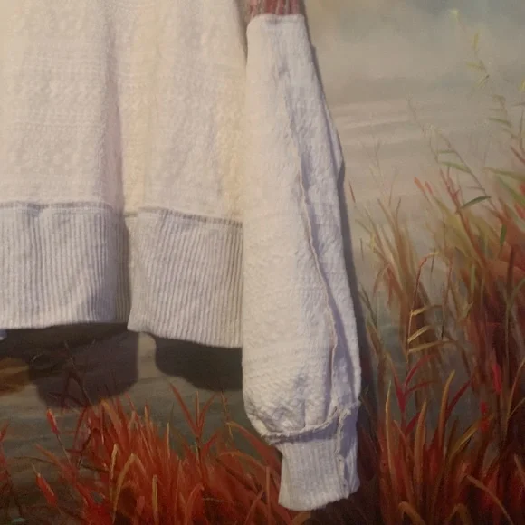 Free People White and Pink Sweater - Picture 6 of 8